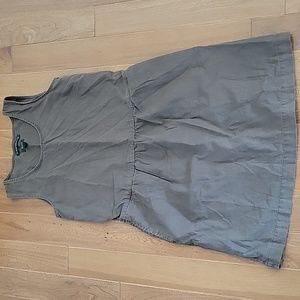 Roots Canada Hemp Collection Army Olive Green‎ Shift Dress XS